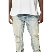 Smoke Rise Big and Tall Big and Tall - Rooting Effect Denim Jeans - Seville Blue