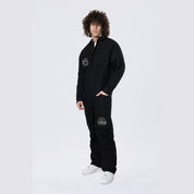 Smoke Rise Pitstop Canvas Jumpsuit - Black