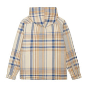 Smoke Rise Plaid Flannel Shacket - Biscotti