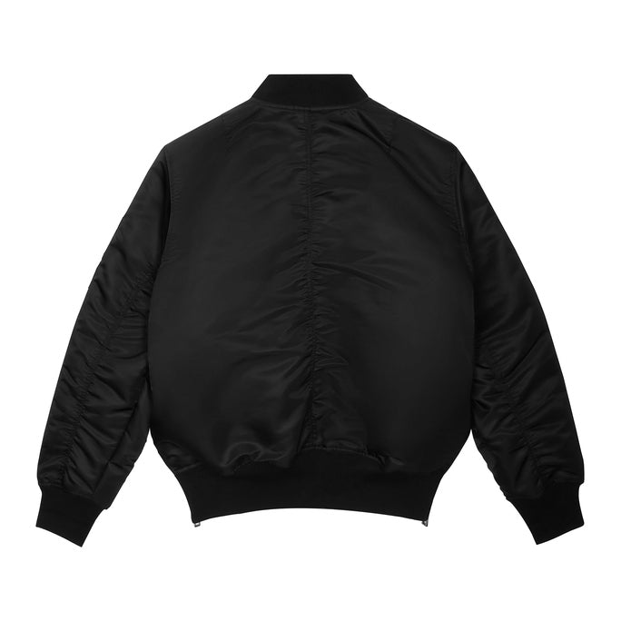 Smoke Rise MA1 Bomber Jacket - Black