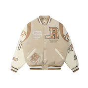 Smoke Rise Torch Varsity Jacket - Clay